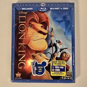 The Lion King (Blu-ray) Disney Classic Good Condition Diamond Edition